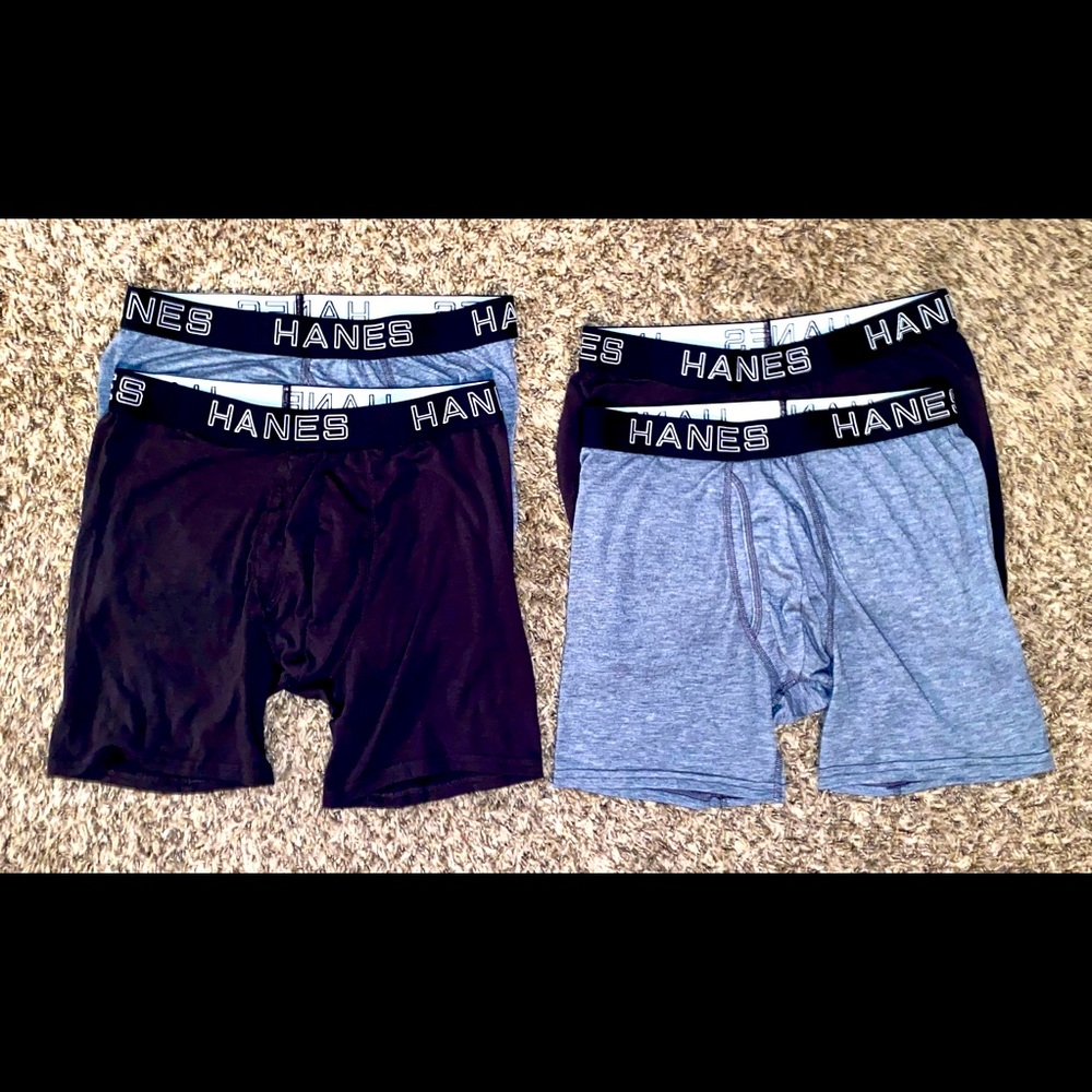 4 Pair Hanes Flex Total Support Boxer Brief.